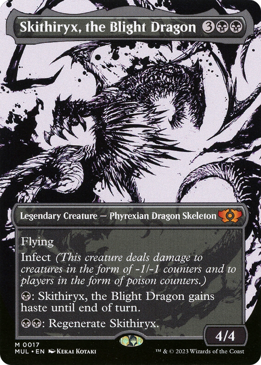 Skithiryx, the Blight Dragon (MUL-017) (Showcase) (Borderless) (Foil)