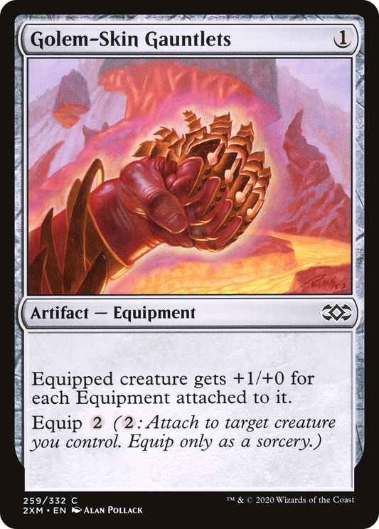 Golem-Skin Gauntlets (2XM-259) (Foil)
