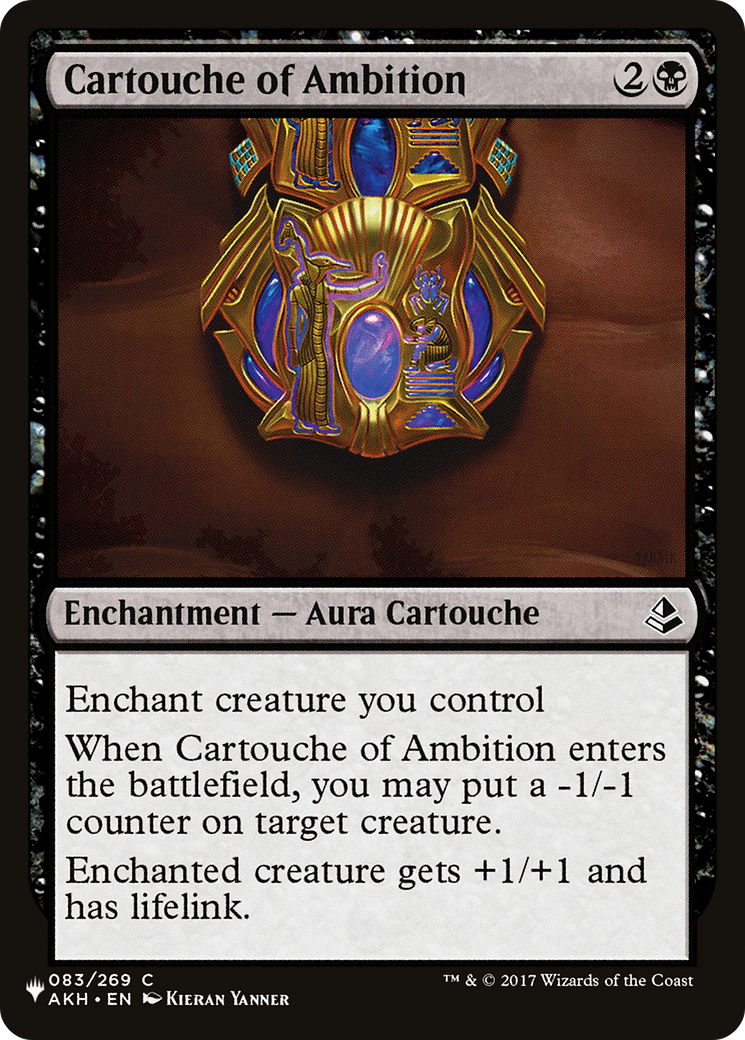 Cartouche of Ambition (LIST-AKH-83)