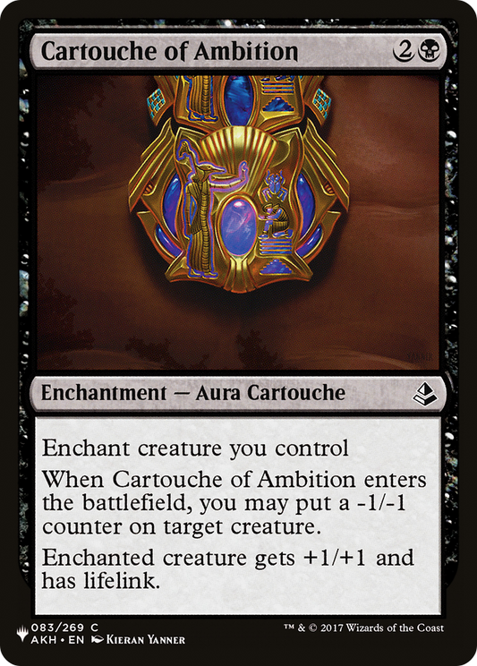 Cartouche of Ambition (LIST-AKH-83)