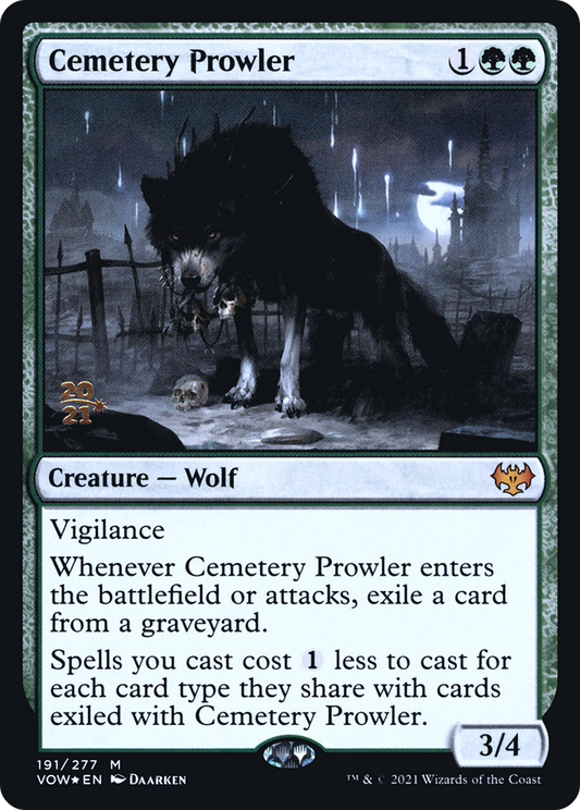 Cemetery Prowler (PRE-191S) (Foil)