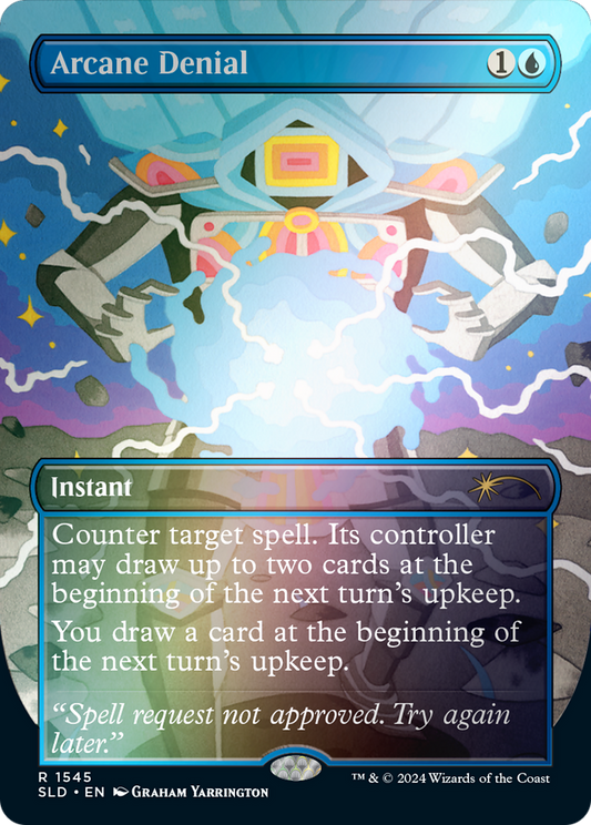 Arcane Denial (SLD-1545★) (Borderless) (Foil)