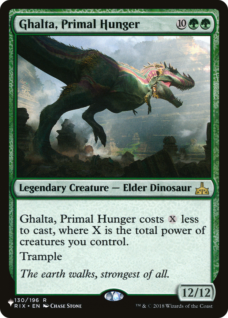 Ghalta, Primal Hunger (LIST-RIX-130)
