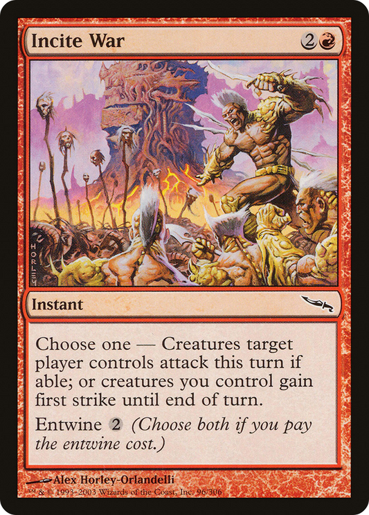 Incite War (MRD-096) (Foil)