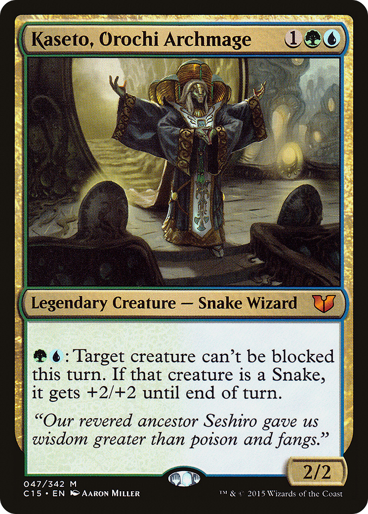 Kaseto, Orochi Archmage (C15-047)