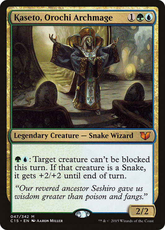 Kaseto, Orochi Archmage (C15-047)