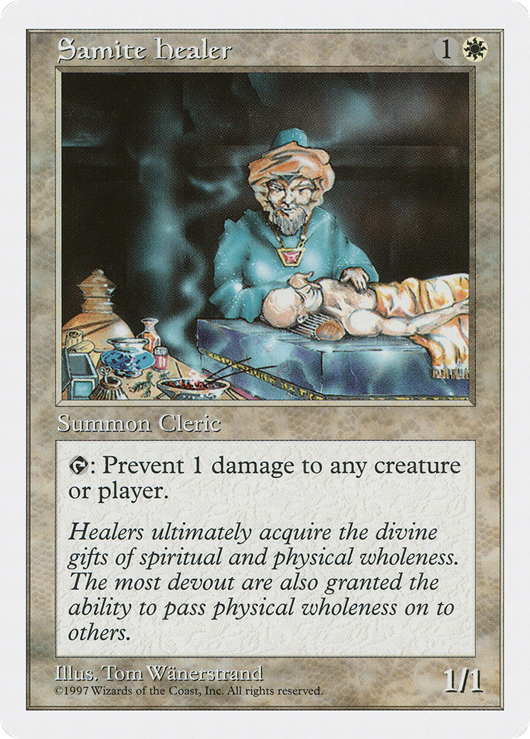 Samite Healer (5ED-058)