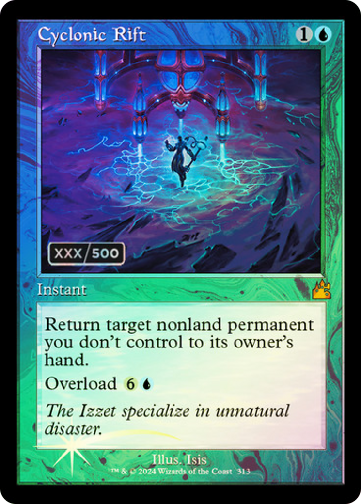 Cyclonic Rift (RVR-313Z) (Foil) (Serialized)