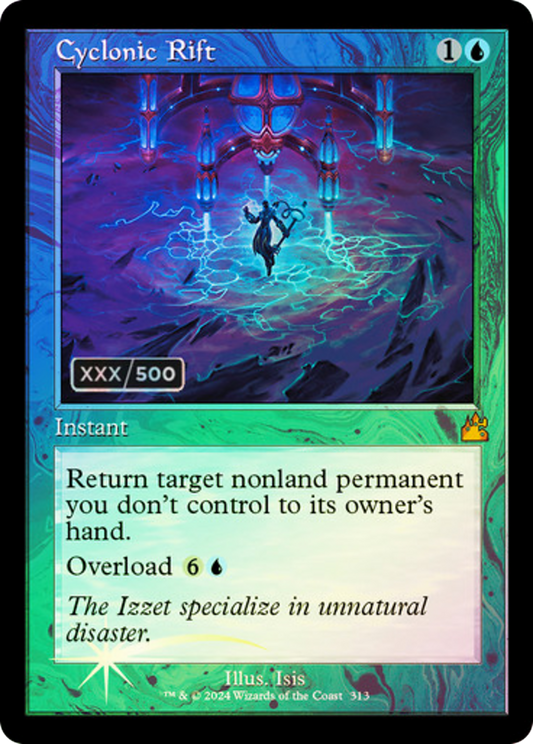 Cyclonic Rift (RVR-313Z) (Foil) (Serialized)