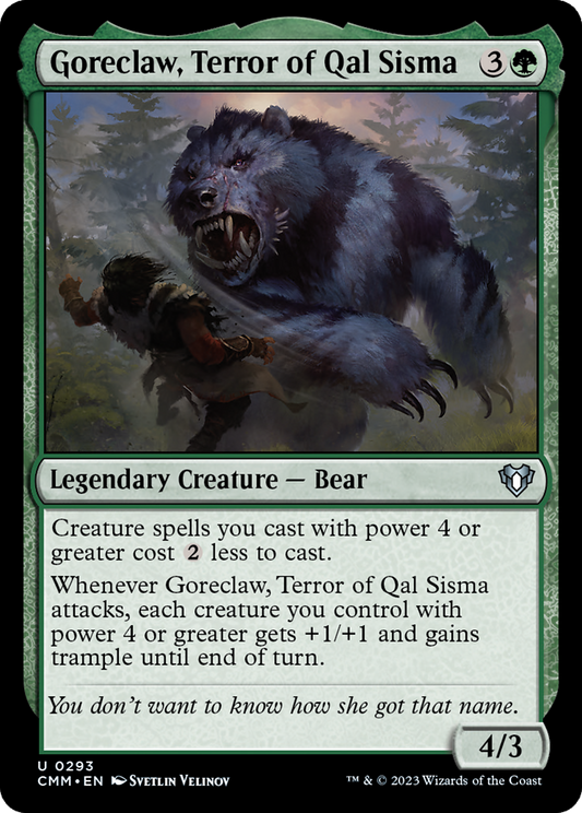 Goreclaw, Terror of Qal Sisma (CMM-293)