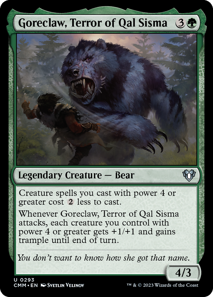 Goreclaw, Terror of Qal Sisma (CMM-293) (Foil)