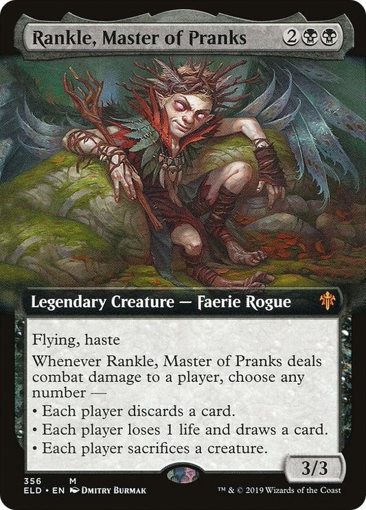 Rankle, Master of Pranks (ELD-356) (Extended Art)