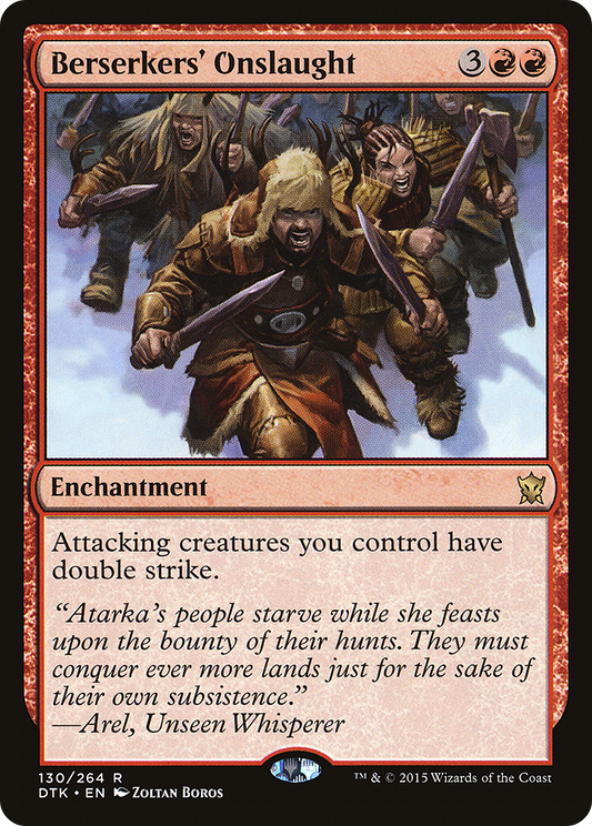 Berserkers' Onslaught (DTK-130) (Foil)