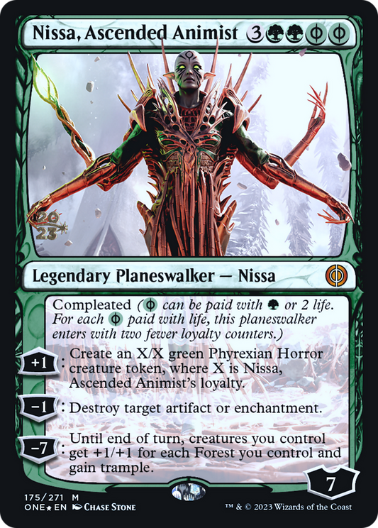 Nissa, Ascended Animist (PRE-175S) (Foil)