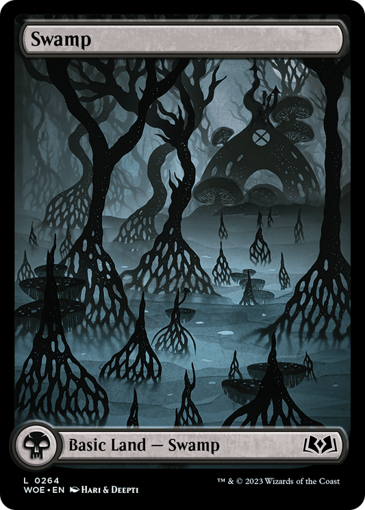 Swamp (WOE-264) (Full Art) (Foil)