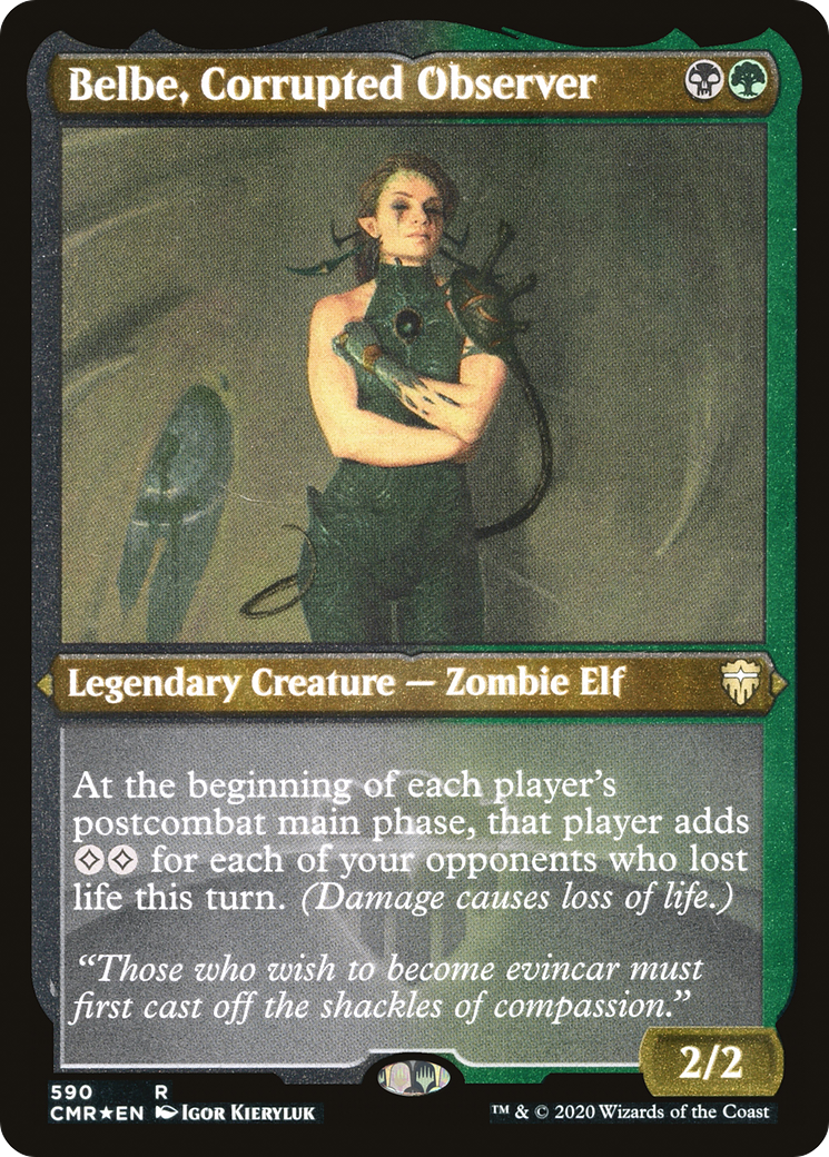 Belbe, Corrupted Observer (CMR-590) (Etched Foil)