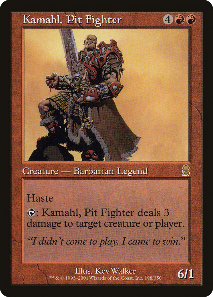 Kamahl, Pit Fighter (ODY-198) (Foil)