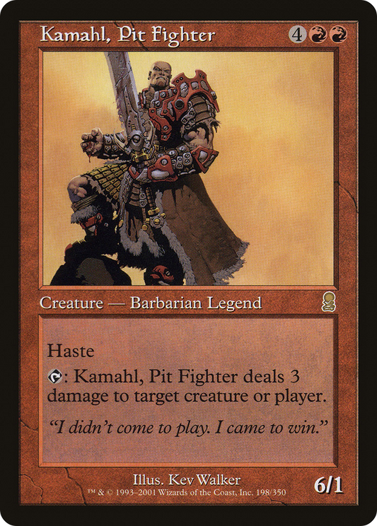 Kamahl, Pit Fighter (ODY-198) (Foil)
