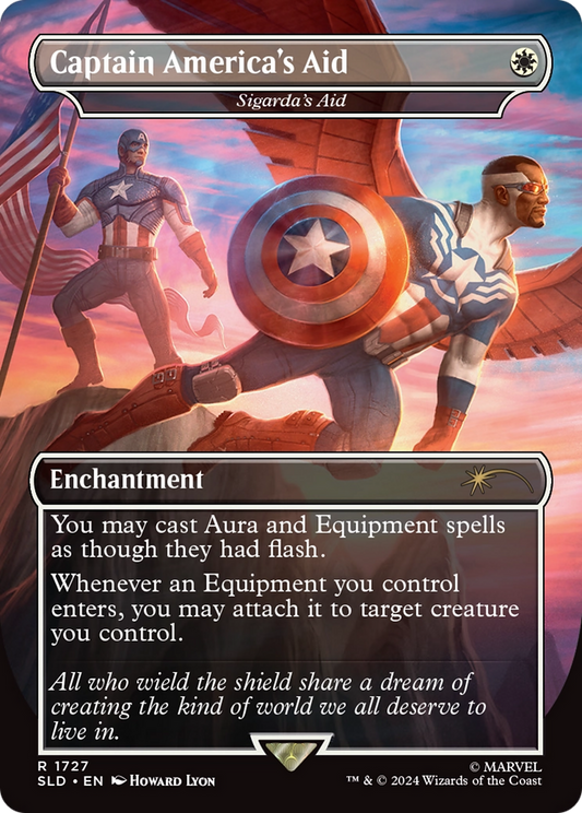 Captain America's Aid / Sigarda's Aid (SLD-1727) (Borderless)