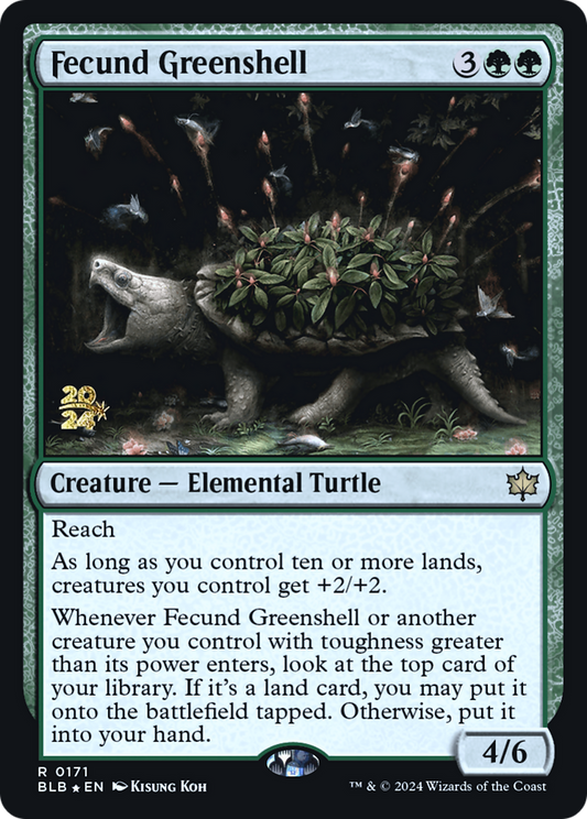 Fecund Greenshell (PRE-171S) (Foil)