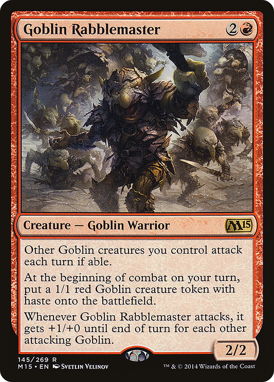 Goblin Rabblemaster (M15-145) (Foil)