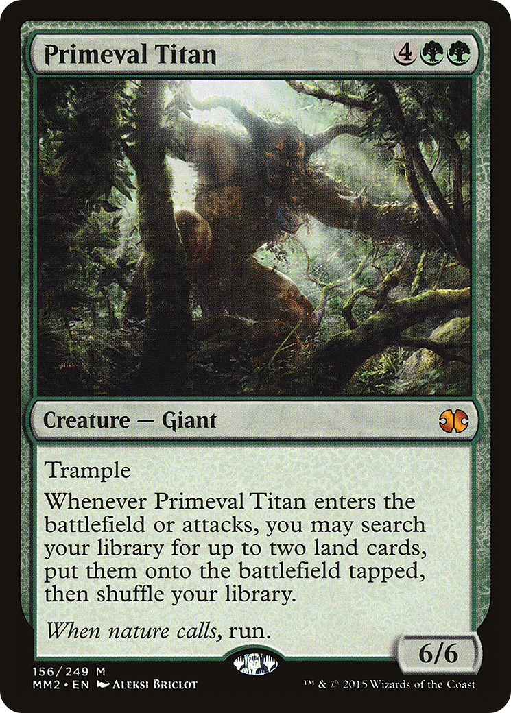 Primeval Titan (MM2-156) (Foil)