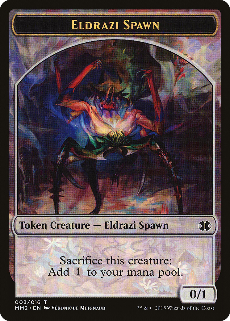 Eldrazi Spawn Token (MM2-003)