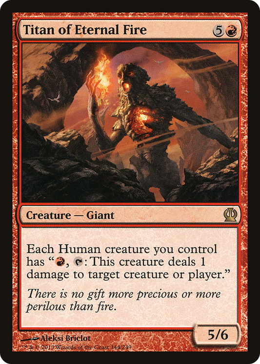 Titan of Eternal Fire (THS-144) (Foil)
