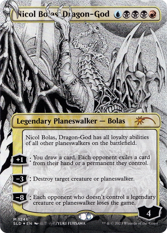 Nicol Bolas, Dragon-God (SLD-1246) (Borderless) (Foil)