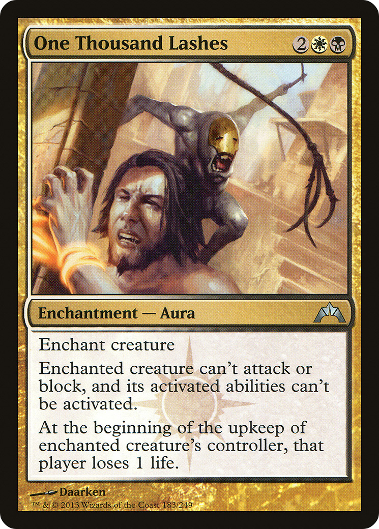 One Thousand Lashes (GTC-183) (Foil)