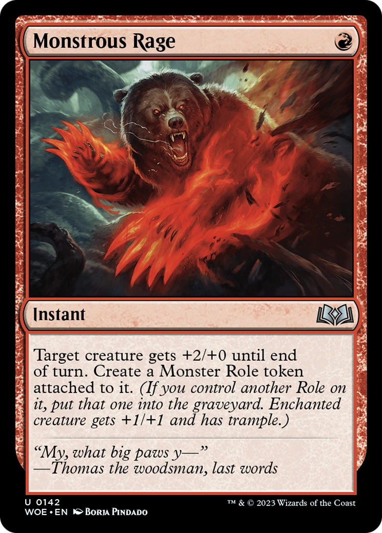 Monstrous Rage (WOE-142)