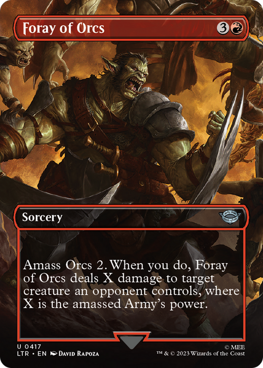 Foray of Orcs (LTR-417) (Borderless)