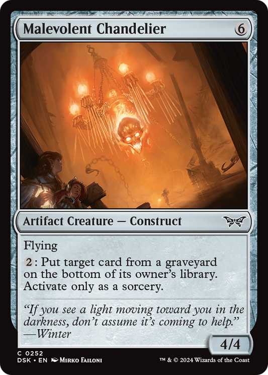 Malevolent Chandelier (DSK-252) (Foil)