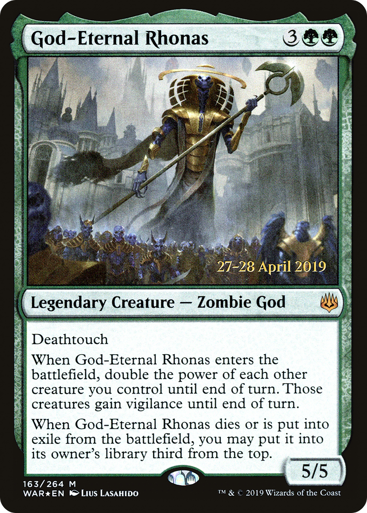God-Eternal Rhonas (PRE-163S) (Foil)