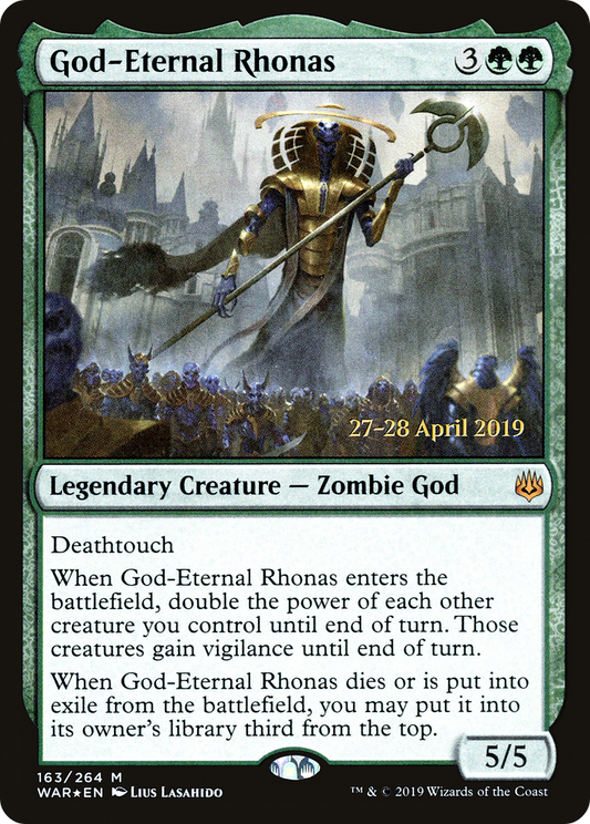 God-Eternal Rhonas (PRE-163S) (Foil)