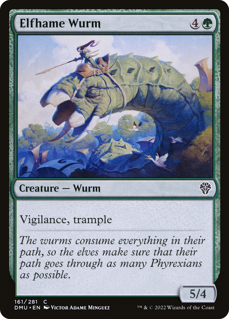 Elfhame Wurm (DMU-161) (Foil)