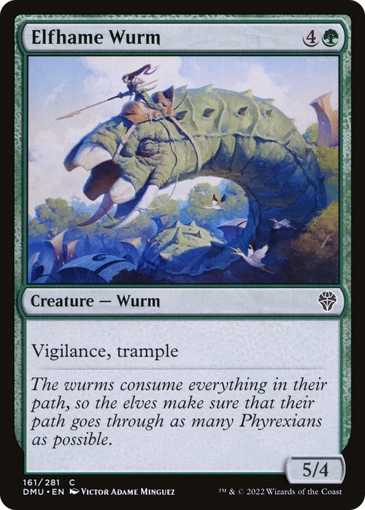 Elfhame Wurm (DMU-161) (Foil)