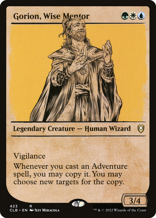 Gorion, Wise Mentor (CLB-423) (Showcase)
