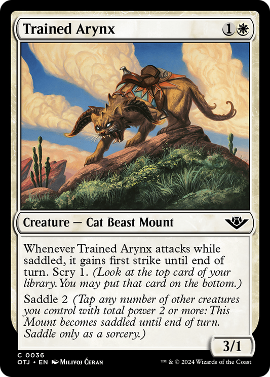 Trained Arynx (OTJ-036)