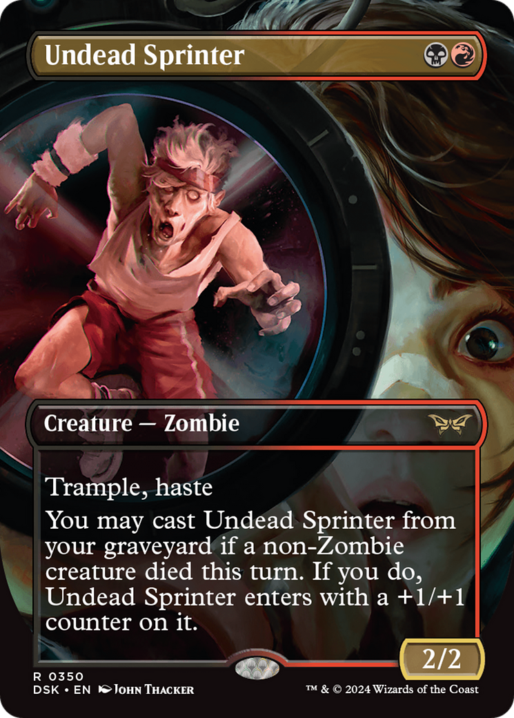 Undead Sprinter (DSK-350) (Borderless) (Foil)