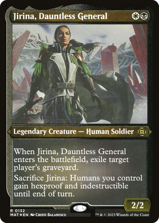 Jirina, Dauntless General (MAT-132) (Etched Foil)