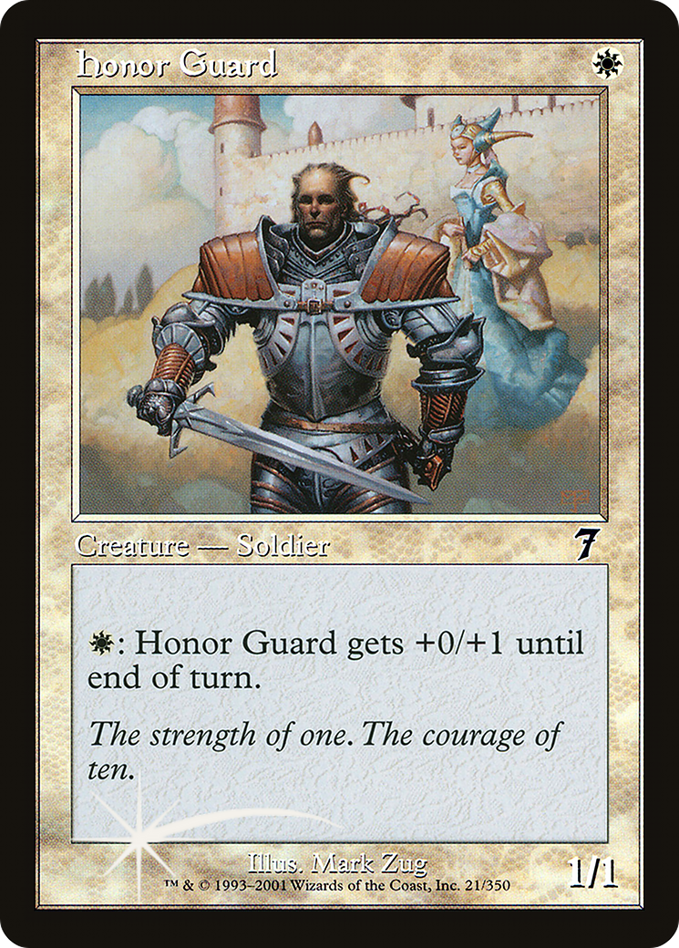 Honor Guard (7ED-21★) (Foil)