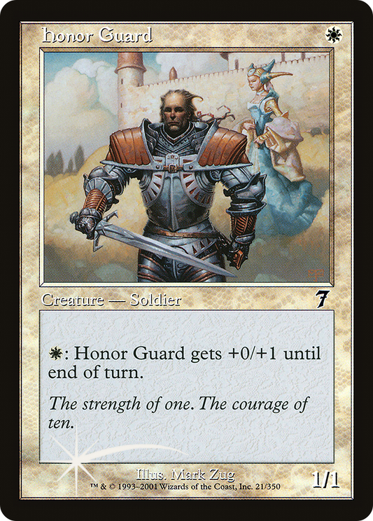 Honor Guard (7ED-21★) (Foil)