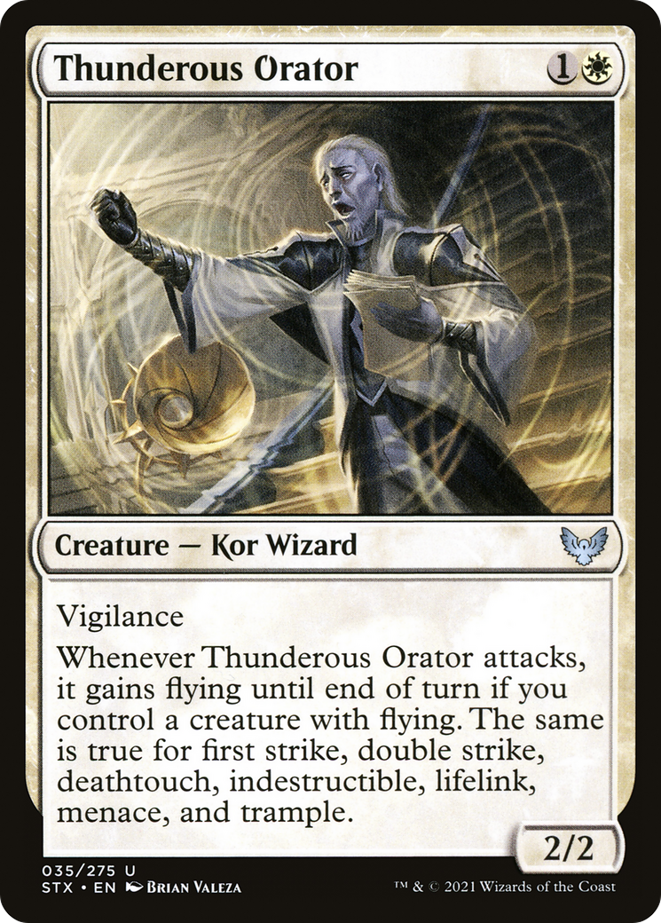 Thunderous Orator (STX-035) (Foil)