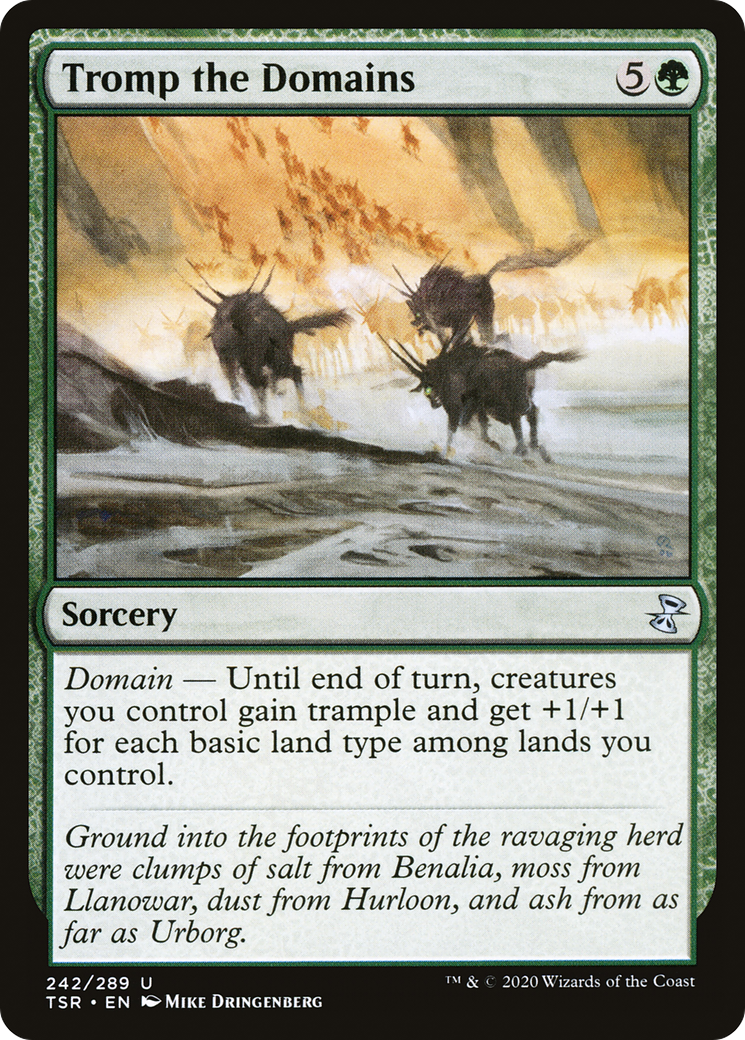 Tromp the Domains (TSR-242) (Foil)