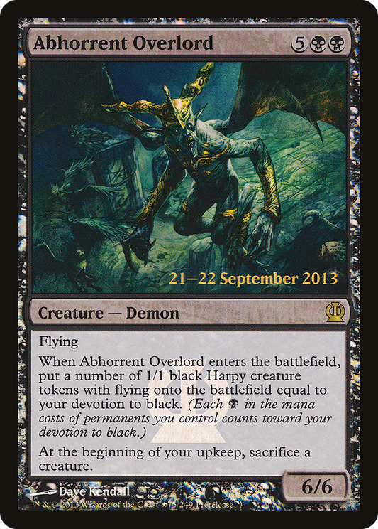 Abhorrent Overlord (PRE-75★) (Foil)