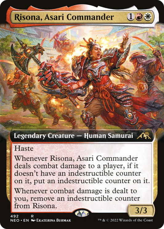 Risona, Asari Commander (NEO-492) (Extended Art)