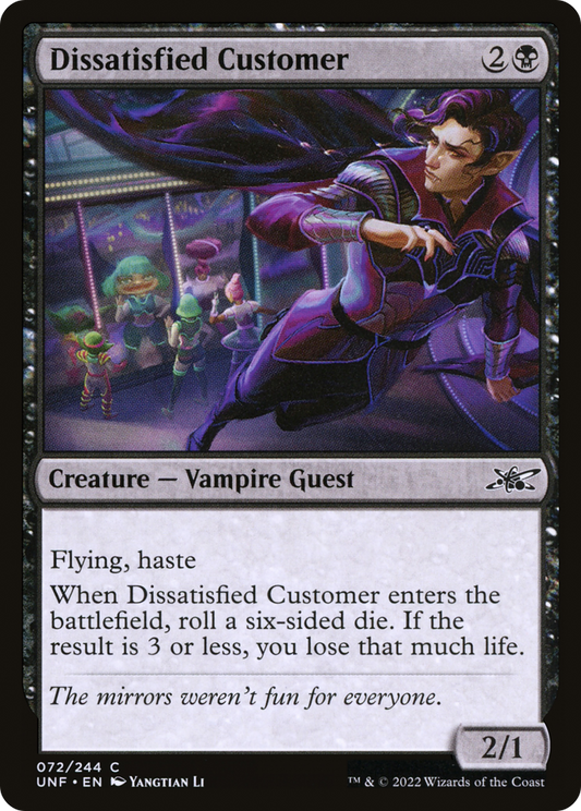Dissatisfied Customer (UNF-072)