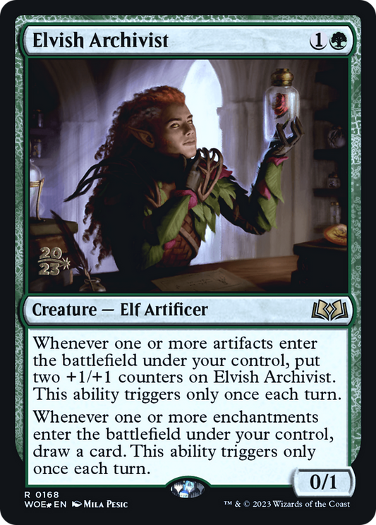 Elvish Archivist (PRE-168S) (Foil)