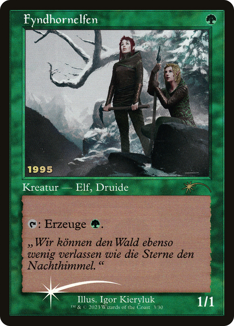 Fyndhorn Elves (30A-P-003) (Foil)
